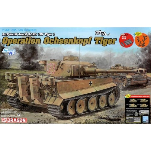 1:35 German heavy tank Pz.Kpfw. VI Ausf.E Sd.Kfz.181 Tiger I "Operation Ochsenkopf Tiger" 1:35