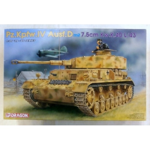 1:35 German Medium Tank Pz.Kfpw.IV Ausf.D with Anti-Tank Gun 7.5cm Kw.K.40 L/43 1:35