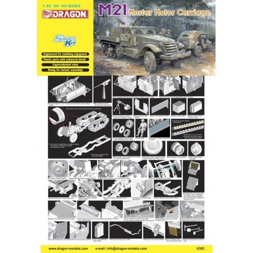 1:35 American M21 Mortar Motor Carriage 1:35