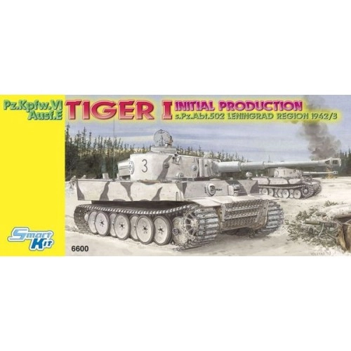 1:35 German heavy tank Pz.Kpfw. VI Ausf. E Tiger I Initial Production s.Pz.Abt.502 (Leningrad Region 1942/43) 1:35