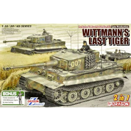 1:35 German heavy tank Sd.Kfz.181 Tiger I Late Production "Wittmanns Last Tiger" [2023 Upgrade Version] (2 in 1) - Smart Kit 1:35