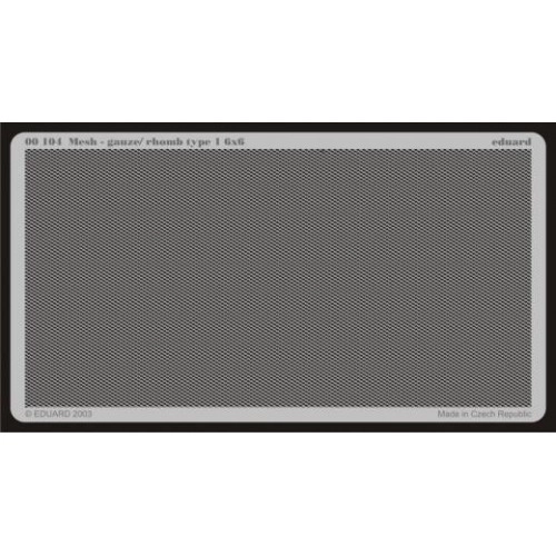 Photo etched Mesh gauze rhomb type 1, 6x6 mm ÐÐµ