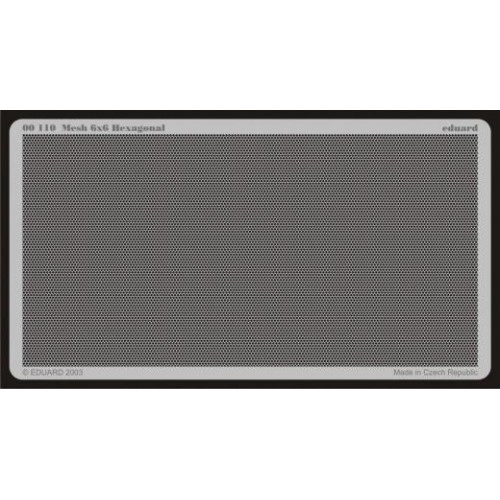 Photo etched Mesh hexagonal 6x6 mm ÐÐµ