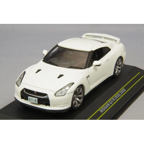 Nissan GT-R R35, Pearl-White, 2008 1:43