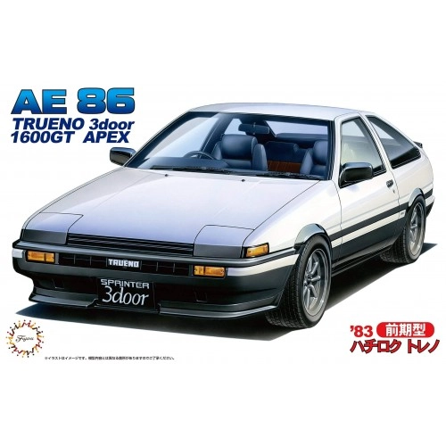 Macheta auto, 1:24 Toyota AE86 Trueno "Early type" 83 1:24