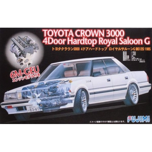 Macheta auto, 1:24 Toyota Crown 3000 4Door Hardtop Royal Saloon G (MS125) 1985 1:24