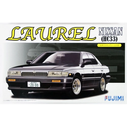 Macheta auto, 1:24 Nissan Laurel Medalist Club S HC33 w/Window Frame Masking Seal 1:24