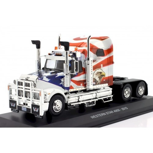 Western Star 4900 Truck 2015 American Eagle (Base Plate and Blister Boxed) 1:43