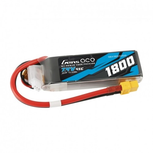 1800mAh 7.4V 45C Gens Ace 