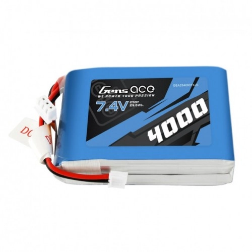 4000mAh 7.4V 1C Gens Ace - odbiornikowy 