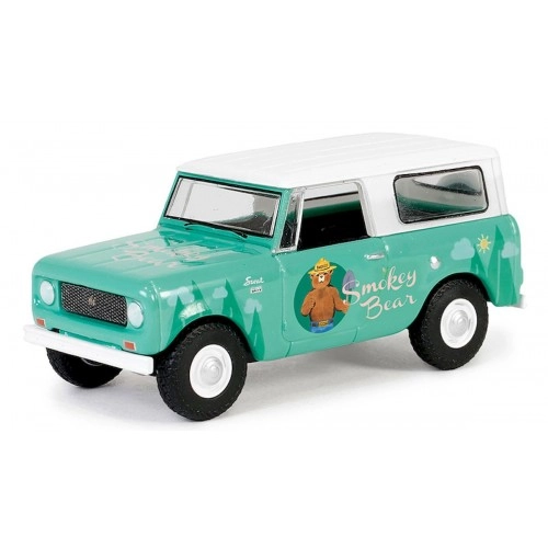Macheta auto, 1961 Harvester Scout "Remember, Only You Can Prevent Wildfires!" Solid Pack - Smokey Bear Series 3 1:64