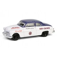 Macheta auto, 1949 Mercury Eight Coupe - Red Crown Solid Pack - Running on Empty Series 17 1:64