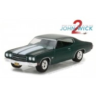 Macheta auto, Hollywood Series 18 - John Wick: Chapter 2 (2017) - 1970 Chevrolet Chevelle SS 396 Solid Pack 1:64