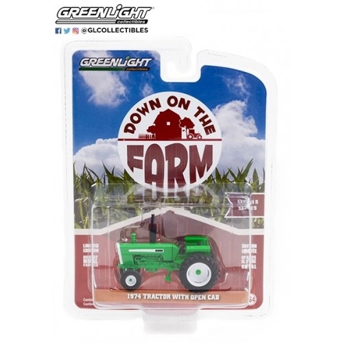 Down on the Farm Series 5 - 1974 Tractor Open Cab - Green Solid Pack 1:64