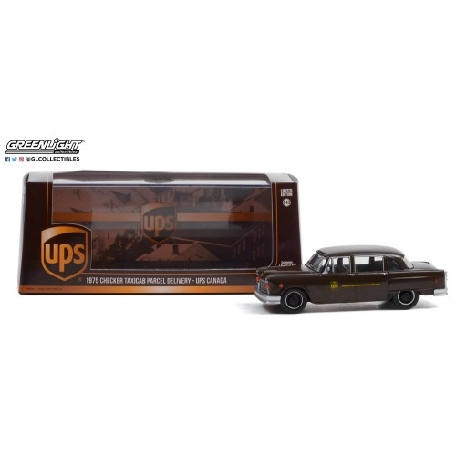 Macheta auto, 1975 Checker Taxicab Parcel Delivery  United Parcel Service (UPS) Canada Ltd 1:43