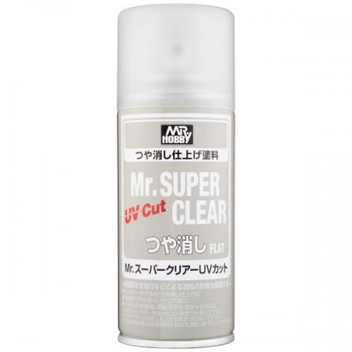 B-523 Mr. Super Clear UV Cut Flat Spray (170 ml)