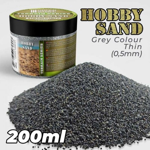 Thin Hobby Sand - Dark Grey 200ml 