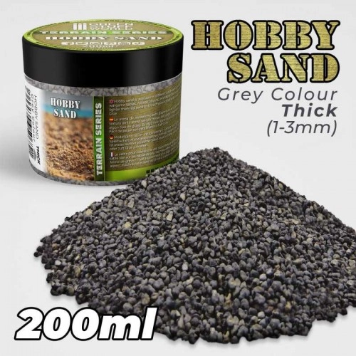 Thick Hobby Sand - Dark Grey 200ml 