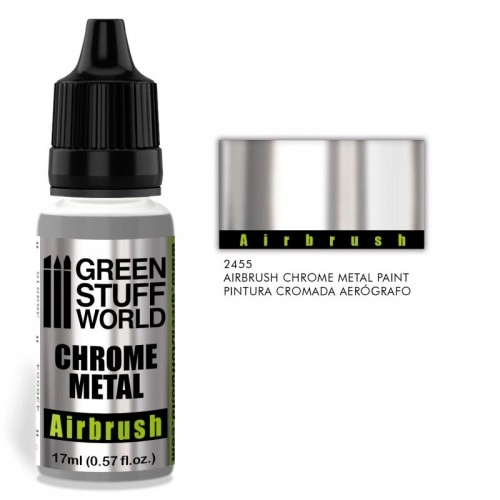 Airbrush Chrome Metal Paint 17ml