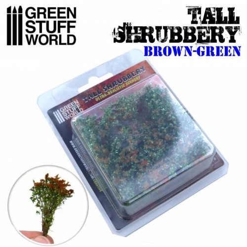 Tall Shrubbery - Brown Green (8x8x3cm) ÐÐµ