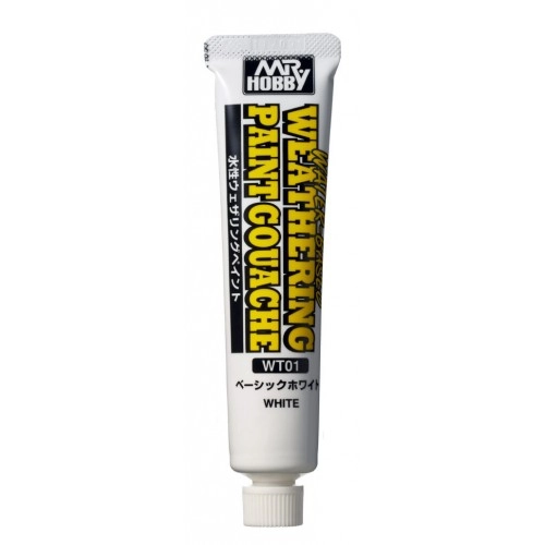 WT-01 Water-based Weathering Paint Gouache (20 ml) - Basic White 
