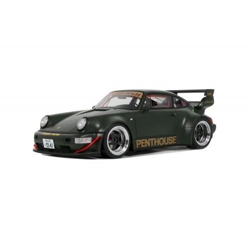 Porsche 911 (964) RWB Penthouse, Kaki Green, 2008 1:18