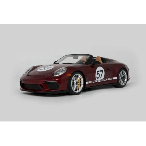 Porsche 911 (991.2) Speedster #57 "Spider Heritage Edition", Cherry Metallic, 2019 1:18