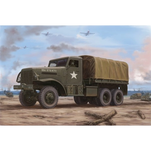 1:35 American White 666 Cargo Truck (Hard Top) 1:35