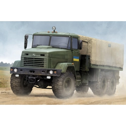 1:35 Ukraine KrAZ-6322 â€œSoldierâ€ Cargo Truck 1:35