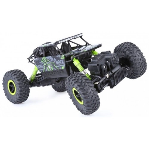 Masinuta HB, Rock Crawler 4WD 1:18 RTR 2.4GHz cu telecomanda - Verde