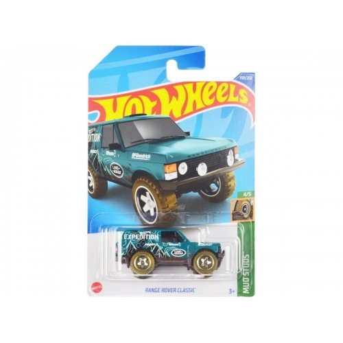 Range Rover Classic Teal with White Graphics, Green 1:64