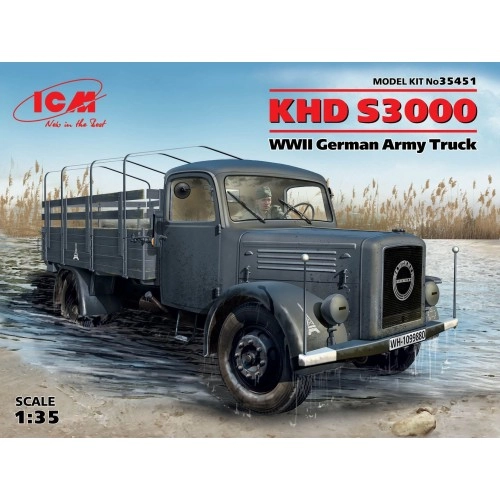 1:35 KHD S3000, WWII German Army Truck 1:35