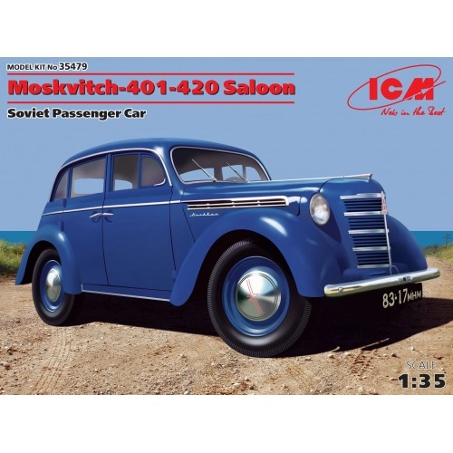 1:35 Moskvitch-401-420 Saloon, Soviet Passenger Car 1:35