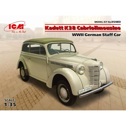 1:35 Kadett K38 Cabriolimousine, WWII German Staff Car 1:35