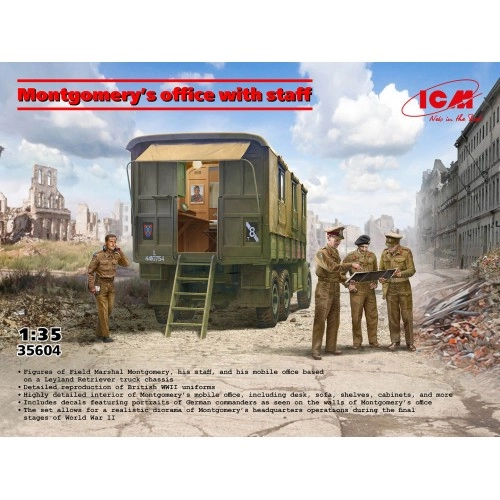 1:35 Montgomery`s Mobile Office with Staff - 4 figures 1:35