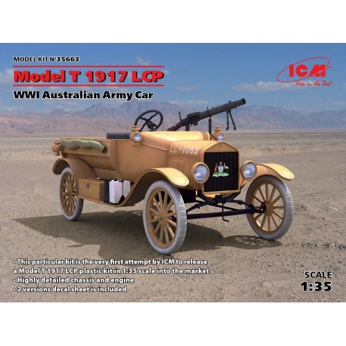 1:35 Australian Army Car Model T 1917 LCP, WWI 1:35