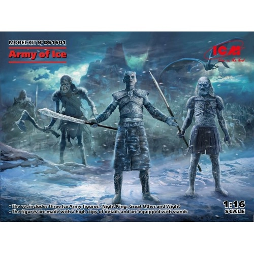 1:16 Army of Ice (Night King, Great Other, Wight) 1:16
