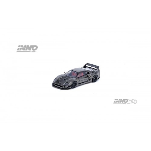 Ferarri F40 Liberty Walk, Chrome Black 1:64