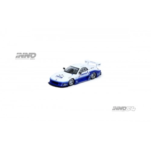 Mazda RX-7 (FD3S) LBWK LB Super Silhouette "Hong Kong Toy Car Salon 2024 Special Edition", White/Blue 1:64