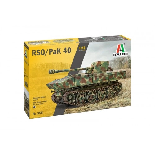 1:35 German RSO tracked transporter with PAK 40 Anti-Tank Gun 1:35