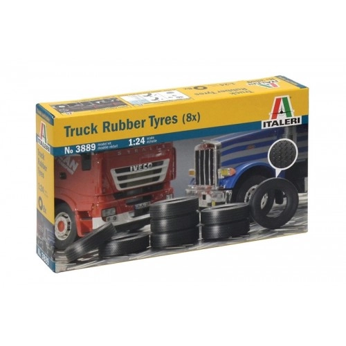 1:24 TRUCK RUBBER TYRES (8 pcs) 1:24