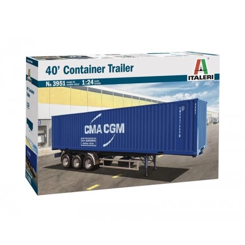 1:24 40 CONTAINER TRAILER 1:24