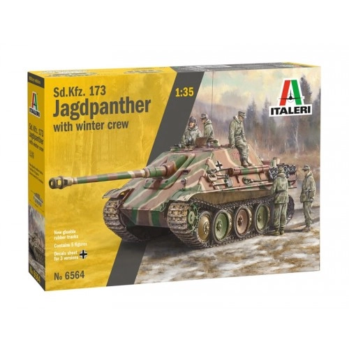 1:35 Sd.Kfz.173 JAGDPANTHER with crew - 5 figures 1:35