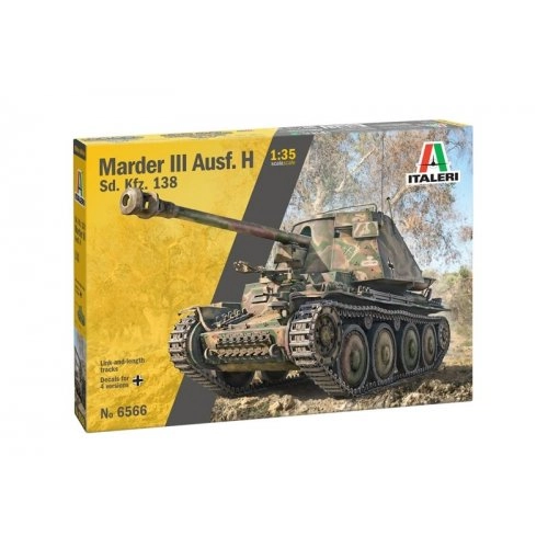 1:35 Sd.Kfz. 138 Marder III Ausf. H - with 2 figures 1:35