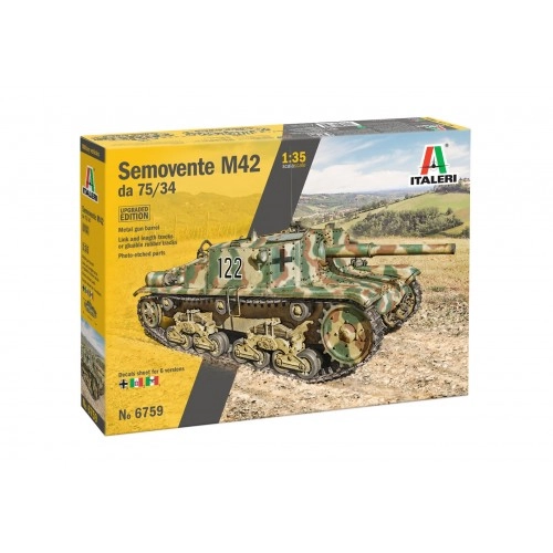 1:35 Italian self-propelled gun Semovente M42 da 75/34 - UPGRADED EDITION 1:35