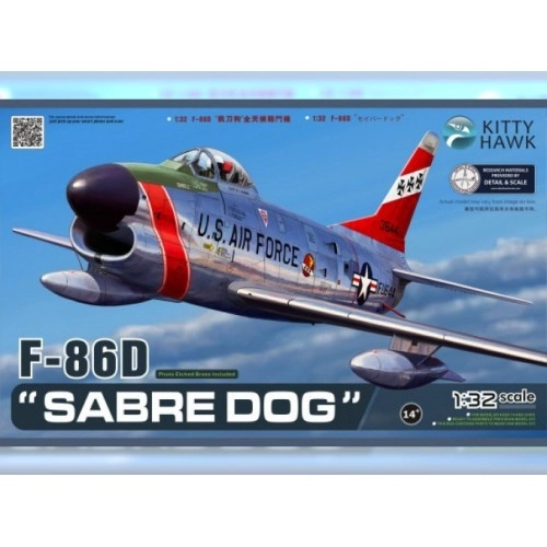 1:32 American Transonic Jet Interceptor North American F-86D "Sabre Dog" 1:32
