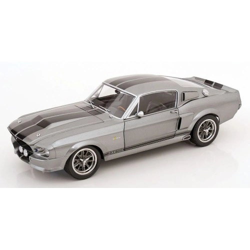 Ford USA Mustang Shelby GT500 Eleanor Coupe, Grey Metallic / Black, 1967 1:12