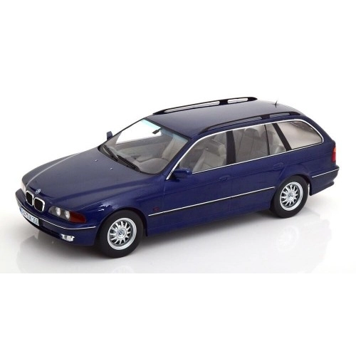 Macheta auto, BMW 530d E39 Touring 1997 blue-metallic 1:18