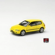 Macheta auto, Honda CIVIC SiR II(EG6) (Yellow) 1993 1:64