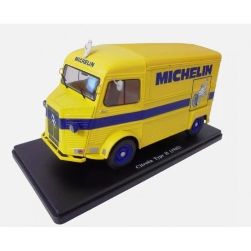 Citroen Type H, Yellow/Blue, 1962 1:24
